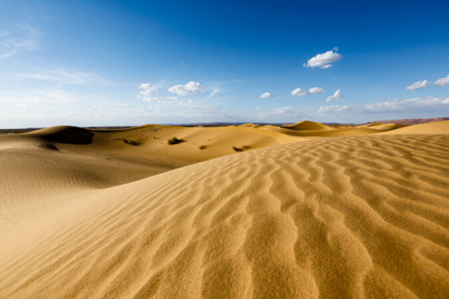 Impression dunes at the recce